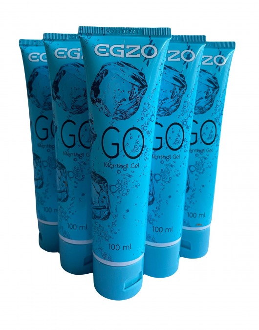Набор из 5 пролонгирующих лубрикантов на водной основе Egzo Go (по 100 мл.) - EGZO - купить с доставкой в Хабаровске