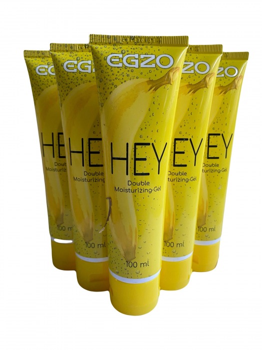 Набор из 5 анальных лубрикантов на водной основе Egzo Hey (по 100 мл.) - EGZO - купить с доставкой в Хабаровске
