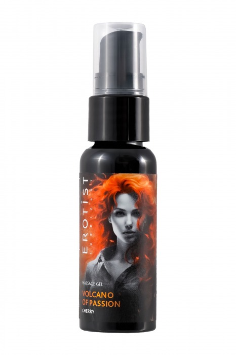 Гель с эффектом вибрации Volcano Of Passion со вкусом вишни - 25 мл. - Erotist Lubricants - купить с доставкой в Хабаровске