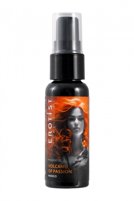 Гель с эффектом вибрации Volcano Of Passion со вкусом манго - 25 мл. - Erotist Lubricants - купить с доставкой в Хабаровске