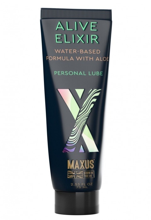 Интимный гель на водной основе MAXUS Alive Elixir - 75 мл. - Maxus - купить с доставкой в Хабаровске