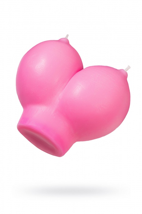 Розовая свеча «Сиськи» - 150 гр. - Pecado - купить с доставкой в Хабаровске