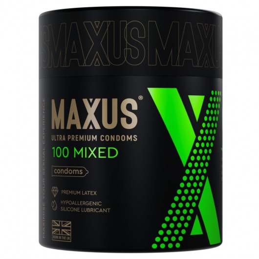 Презервативы MAXUS Mixed - 100 шт. - Maxus - купить с доставкой в Хабаровске