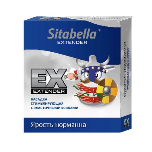 Стимулирующая насадка Sitabella Extender  Ярость норманна - Sitabella - купить с доставкой в Хабаровске