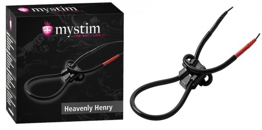 Эрекционное лассо для электростимуляции HEAVENLY HENRY - MyStim - купить с доставкой в Хабаровске