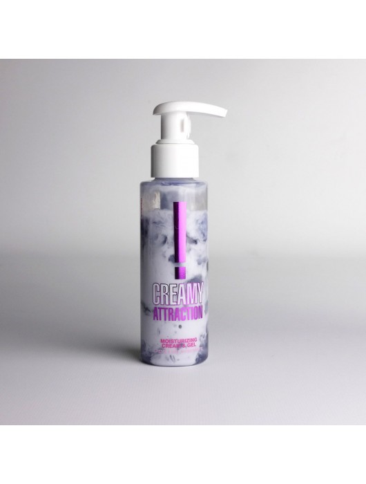 Увлажняющий крем-гель для тела с ароматом ежевики Creamy Attraction Blackberry - 100 мл. - INTT - купить с доставкой в Хабаровске
