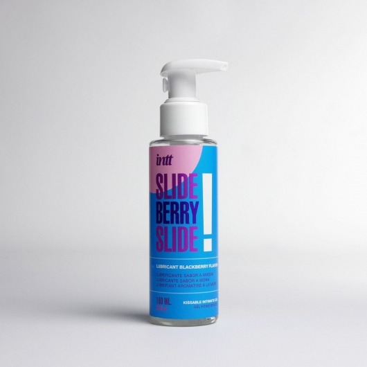 Увлажняющий гель с ароматом ежевики Slide Berry Slide - 100 мл. - INTT - купить с доставкой в Хабаровске