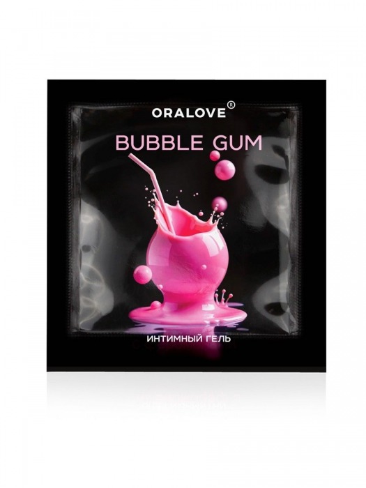 Саше съедобной оральной смазки OraLove с ароматом бабл-гам - 3 гр. - Биоритм - купить с доставкой в Хабаровске