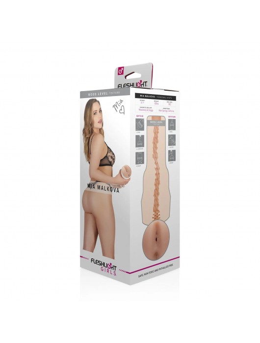 Телесный мастурбатор-анус Fleshlight Girls - Mia Malkova - Fleshlight - в Хабаровске купить с доставкой