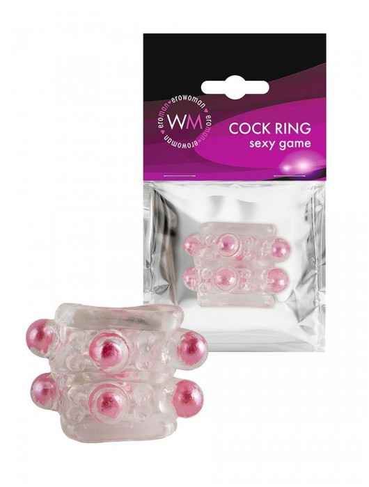 Прозрачная насадка на пенис с цветными шариками - Erowoman-Eroman - в Хабаровске купить с доставкой