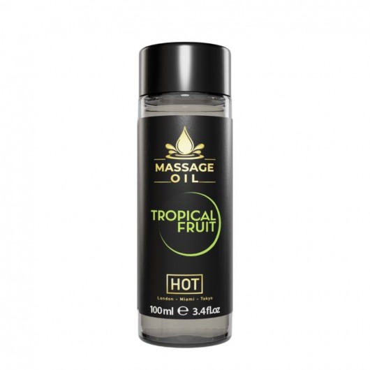 Массажное масло c ароматом тропических фруктов Massage Oil - 100 мл. - HOT - купить с доставкой в Хабаровске