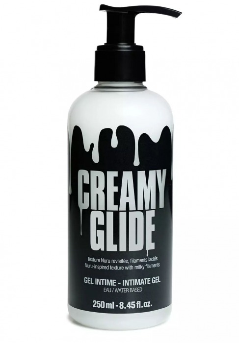 Лубрикант на водной основе Creamy Glide с консистенцией спермы - 250 мл. - Strap-on-me - купить с доставкой в Хабаровске