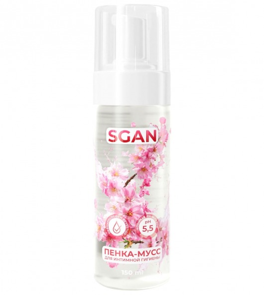 Пенка-мусс для интимной гигиены SGAN с пребиотиками - 150 мл. - SGAN - купить с доставкой в Хабаровске