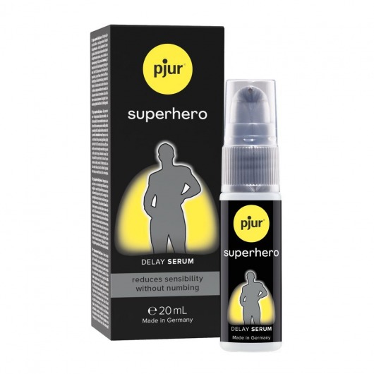 Пролонгатор-сыворотка pjur Superhero Delay Serum - 20 мл. - Pjur - купить с доставкой в Хабаровске