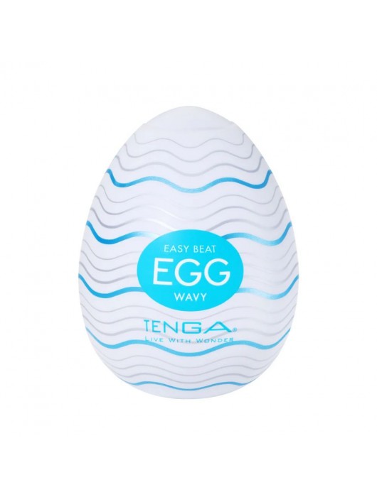Мастурбатор-яйцо Tenga Egg Wavy - Tenga - в Хабаровске купить с доставкой