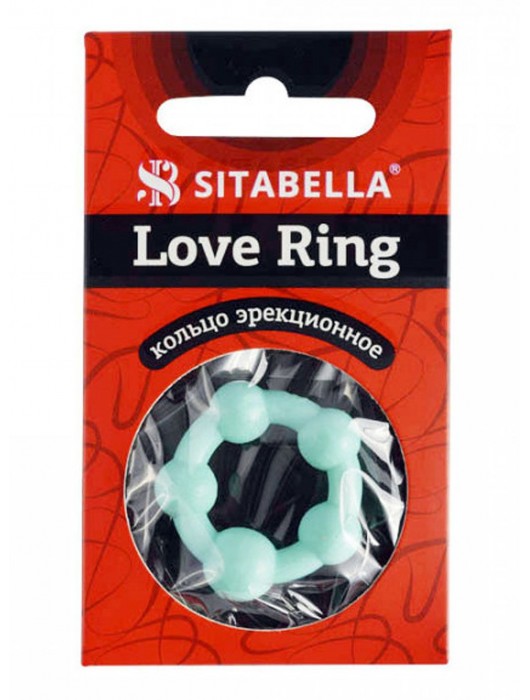 Цветное эрекционное кольцо с 5 бусинами Love Ring - Sitabella - в Хабаровске купить с доставкой