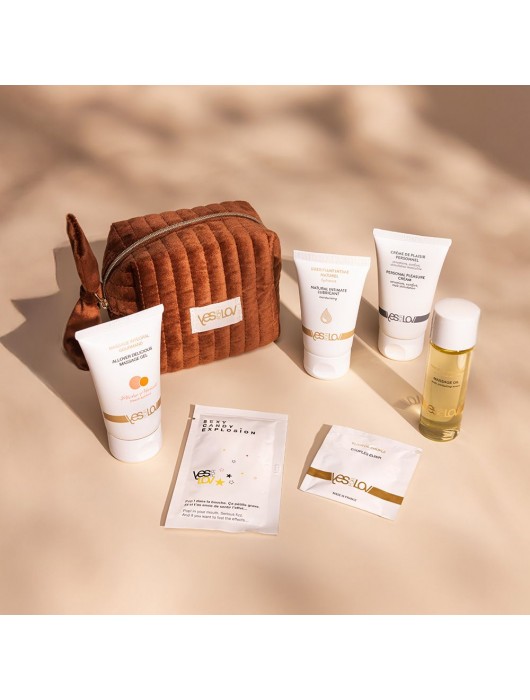 Набор YESforLOV La Trousse Enchantée в коричневой косметичке - YESforLOV - купить с доставкой в Хабаровске