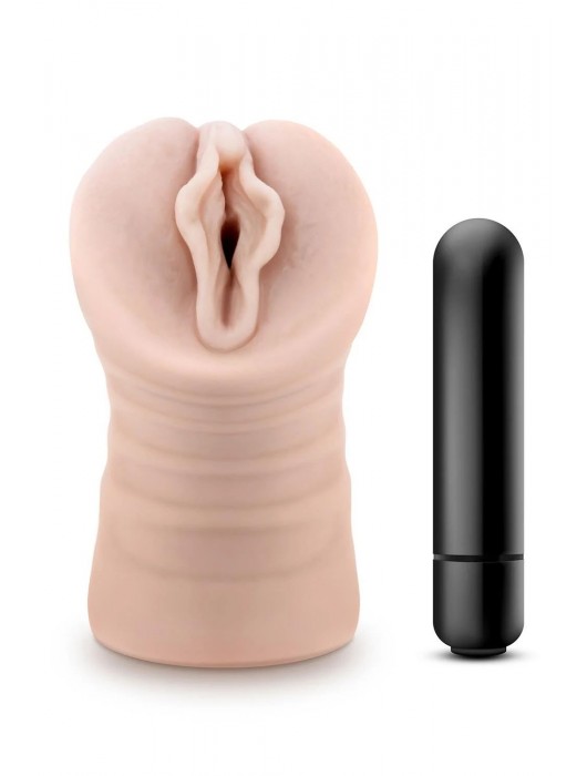 Телесный мастурбатор-вагина Destini - Blush Novelties - в Хабаровске купить с доставкой