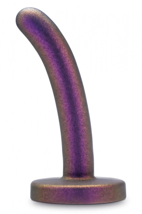 Фиолетовая насадка с гладкой поверхностью Surrender 4.75 Inch Beginner Pegging Dildo - 12 см. - Blush Novelties - купить с доставкой в Хабаровске