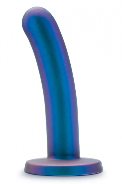 Синяя насадка с гладкой поверхностью Surrender 5.75 Inch Intermediate Pegging Dildo - 14,6 см. - Blush Novelties - купить с доставкой в Хабаровске
