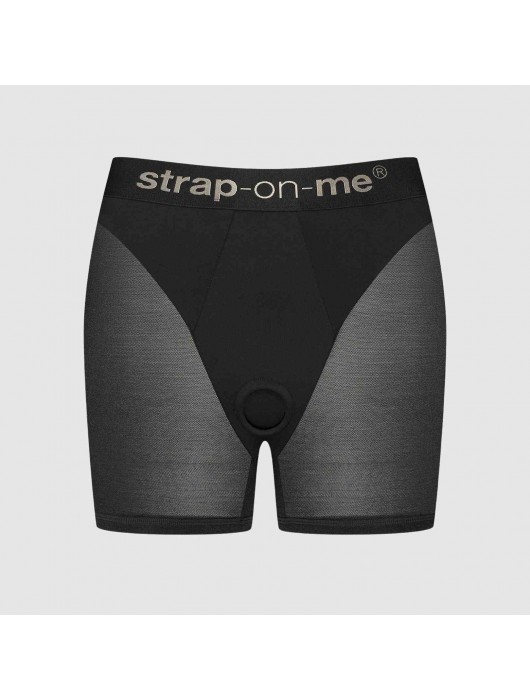 Трусики-шорты для фиксации насадок Strap-on-me Harness Lingerie Halo - size S - Strap-on-me - купить с доставкой в Хабаровске