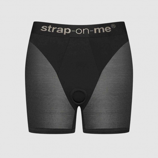 Трусики-шорты для фиксации насадок Strap-on-me Harness Lingerie Halo - size M - Strap-on-me - купить с доставкой в Хабаровске