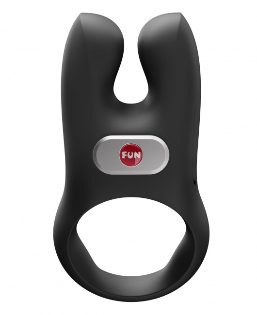 Черное эрекционное виброкольцо Nos - Fun Factory - в Хабаровске купить с доставкой