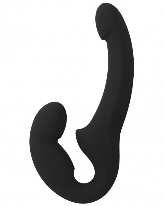 Черный безремневой страпон Share Lite - Fun Factory - купить с доставкой в Хабаровске