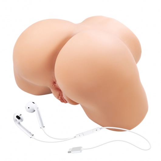 Телесный мастурбатор Olivia с 2 любовными отверстиями - Baile - в Хабаровске купить с доставкой