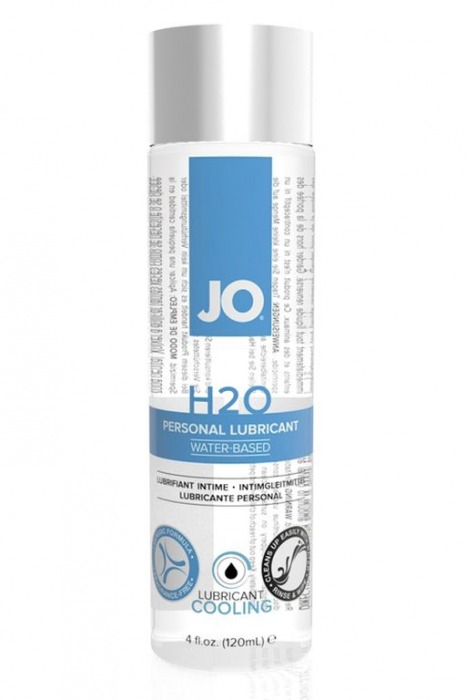 Охлаждающий лубрикант на водной основе JO Personal Lubricant H2O COOLING - 120 мл. - System JO - купить с доставкой в Хабаровске