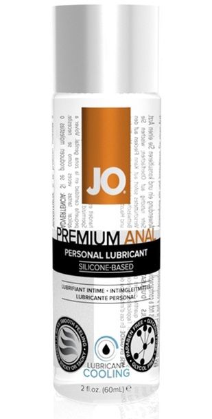 Анальный охлаждающий лубрикант на силиконовой основе JO PREMIUM ANAL COOLING - 60 мл. - System JO - купить с доставкой в Хабаровске