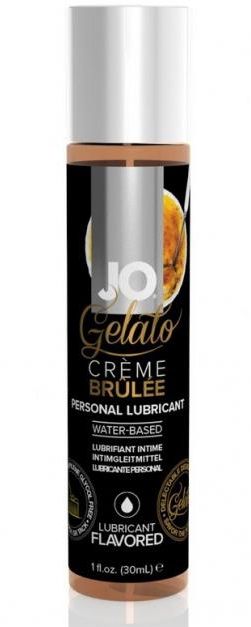 Лубрикант с ароматом крем-брюле JO GELATO CREME BRULEE - 30 мл. - System JO - купить с доставкой в Хабаровске