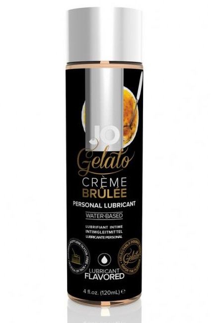 Лубрикант с ароматом крем-брюле JO GELATO CREME BRULEE - 120 мл. - System JO - купить с доставкой в Хабаровске