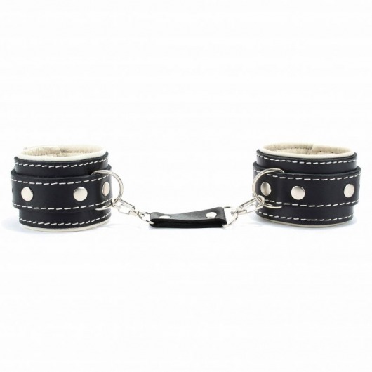 Оковы на ноги со светлым подкладом - БДСМ Арсенал - купить с доставкой в Хабаровске