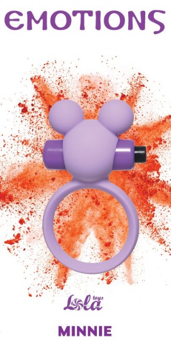 Сиреневое эрекционное виброколечко Emotions Minnie - Lola Games - в Хабаровске купить с доставкой