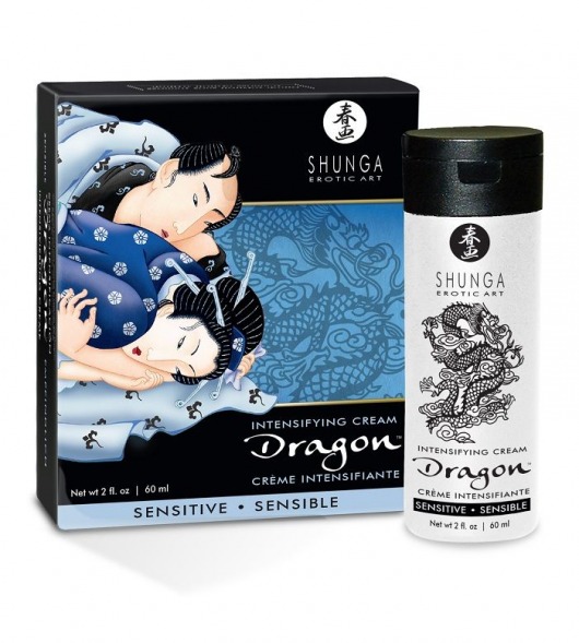 Интимный мужской крем SHUNGA DRAGON SENSITIVE - 60 мл. - Shunga - купить с доставкой в Хабаровске