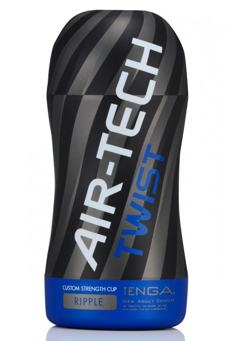 Мастурбатор с регулируемой плотностью обхвата Custom Strength CUP Twist Ripple - Tenga - в Хабаровске купить с доставкой