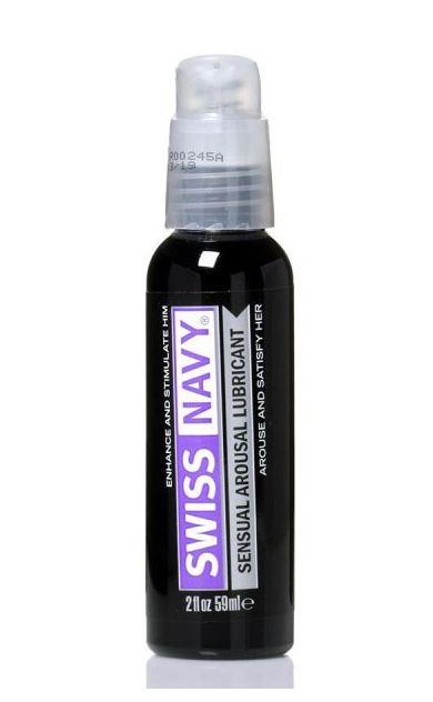 Возбуждающий гель-лубрикант на водной основе Sensual Arousal Lubricant - 59 мл. - Swiss navy - купить с доставкой в Хабаровске