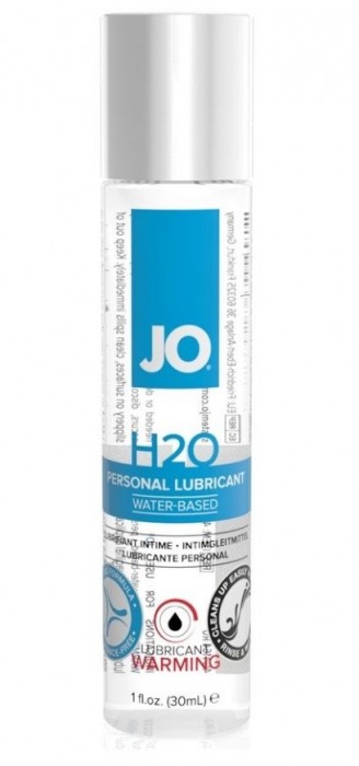 Возбуждающий лубрикант на водной основе JO Personal Lubricant H2O Warming - 30 мл. - System JO - купить с доставкой в Хабаровске