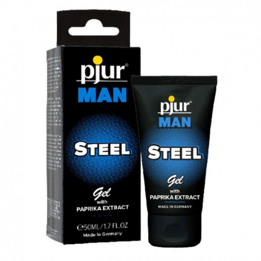 Эрекционный гель для пениса pjur MAN Steel Gel - 50 мл. - Pjur - купить с доставкой в Хабаровске