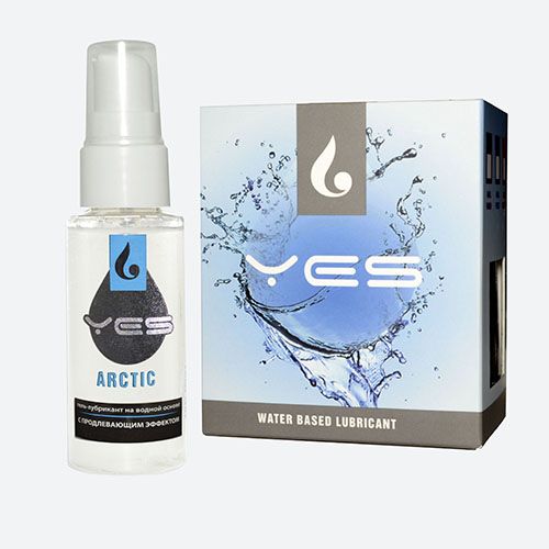 Интимный гель-лубрикант Yes Arctic с продлевающим эффектом - 30 мл. - Sitabella - купить с доставкой в Хабаровске
