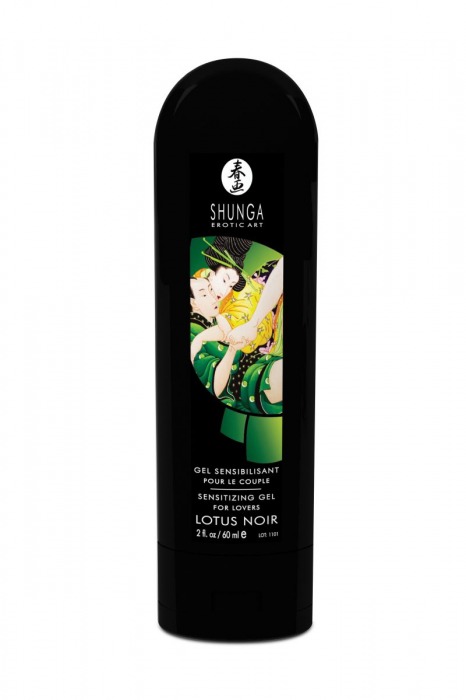 Интимный гель для пар, усиливающий наслаждение, Lotus Noir - 60 мл. - Shunga - купить с доставкой в Хабаровске