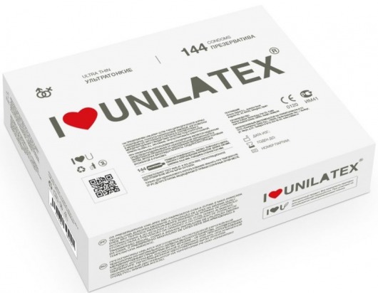 Ультратонкие презервативы Unilatex Ultra Thin - 144 шт. - Unilatex - купить с доставкой в Хабаровске
