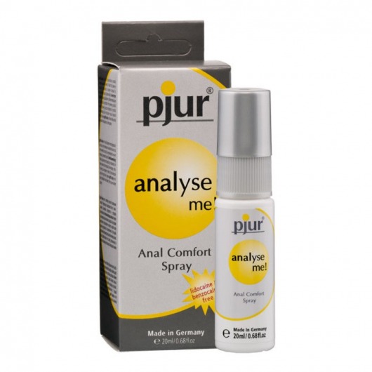 Обезболивающий анальный спрей pjur ANALYSE ME - 20 мл. - Pjur - купить с доставкой в Хабаровске