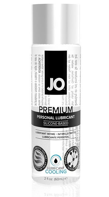 Охлаждающий лубрикант на силиконовой основе JO Personal Premium Lubricant Cooling - 60 мл. - System JO - купить с доставкой в Хабаровске