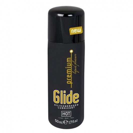 Интимный гель на силиконовой основе Premium Glide - 50 мл. - HOT - купить с доставкой в Хабаровске