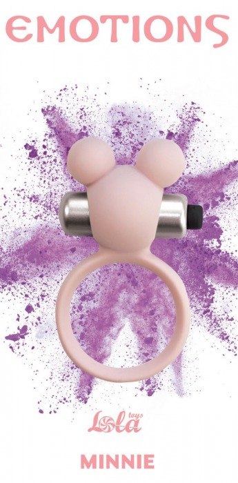 Розовое эрекционное виброколечко Emotions Minnie Light pink - Lola Games - в Хабаровске купить с доставкой