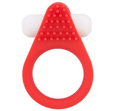 Красное эрекционное кольцо LIT-UP SILICONE STIMU RING 1 RED - Dream Toys - в Хабаровске купить с доставкой
