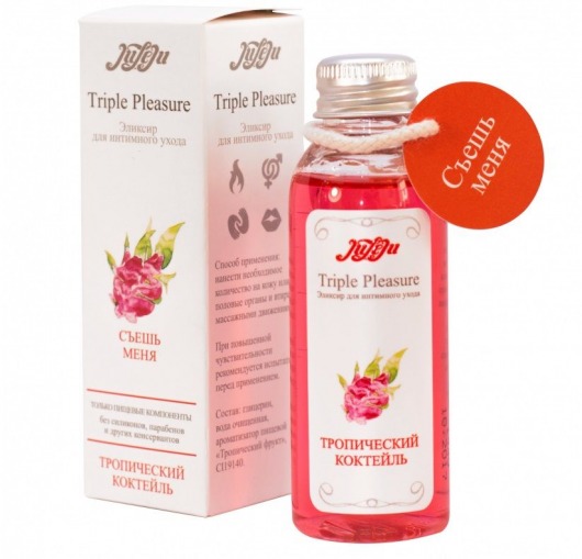 Эликсир Triple Pleasure  Тропический коктейль  - 65 гр. - JULEJU - купить с доставкой в Хабаровске