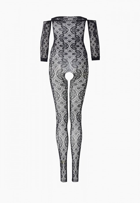 Ажурный комбинезон с крупным цветочным рисунком - Le Frivole купить с доставкой